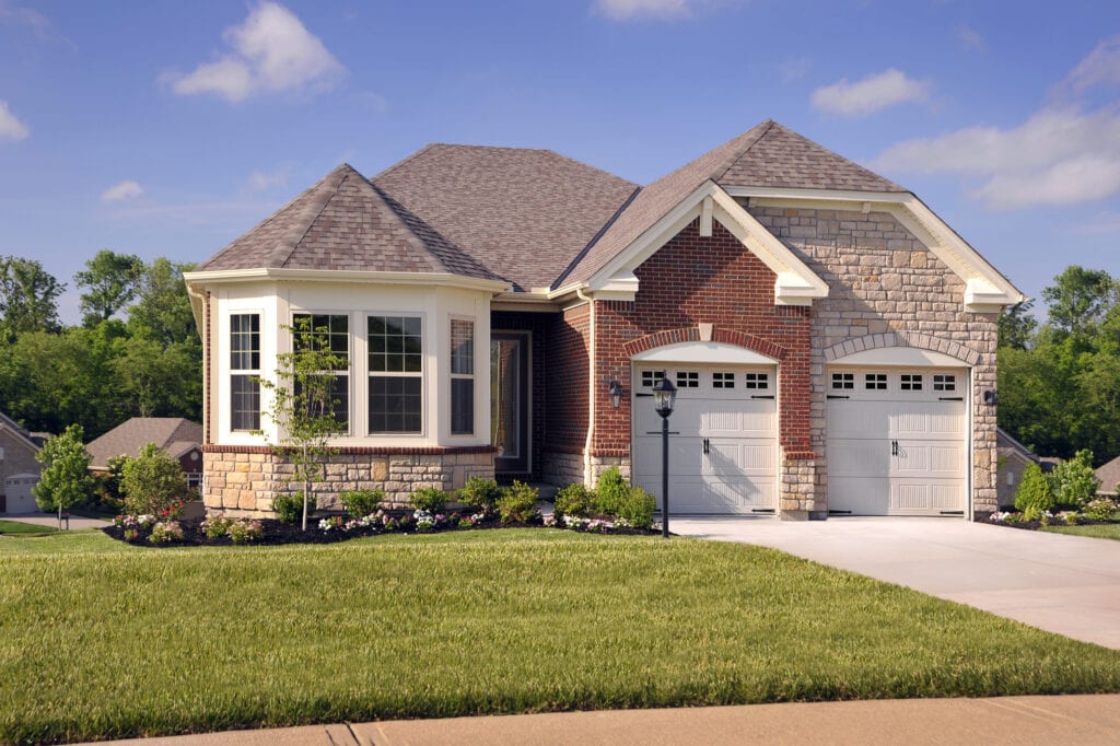 New Home with double garage from Northern Kentucky Home Builder 