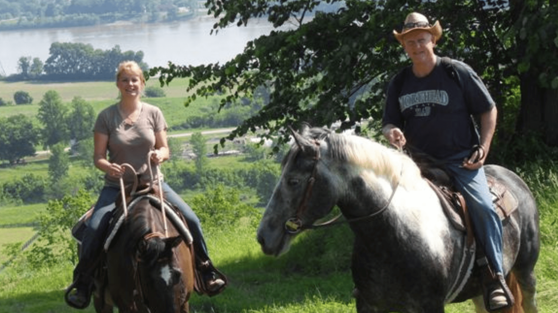 Horseback rides with stunning river views at Rivers Pointe Estates a horseback riding community