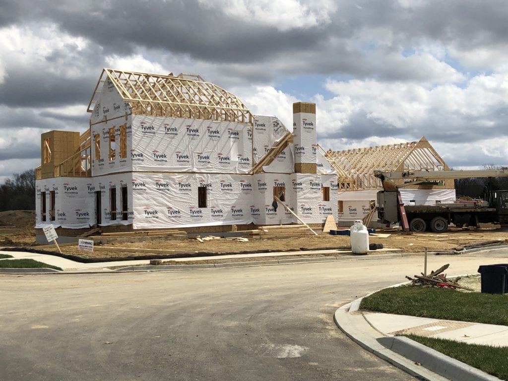 New construction at Rivers Pointe