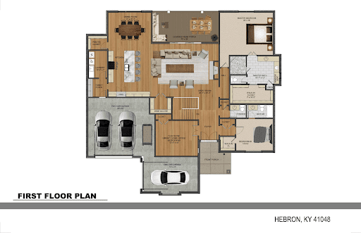 First Floor Plan Large Main Floor Copper Ridge